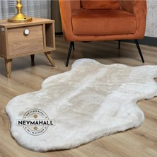 Nevmahall Premıum Kalite Tavşan Peluş Post Kesim Yumuşak Doku Tüy Dökmez Halı