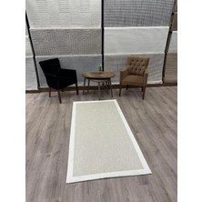 Nevmahall Kaymaz Taban Agra Sisal Halı Bej-Krem