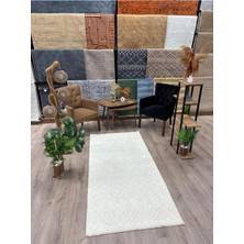 Nevmahall Makinede Yıkanabilir Kaymaz Taban Antialerjik Iskandinav Desenli Kilim Serisi Garden