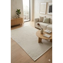 Nevmahall Makinede Yıkanabilir Kaymaz Taban Antialerjik Kilim Serisi Çizgi