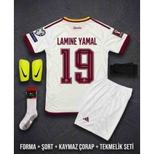 Lamine Yamal Ispanya Milli Takım Yeni Sezon Forma Seti - (Kaymaz Çorap ve Tekmelikli Avantaj Paketi)