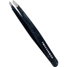 Tweezerman Slant Tweezer Dusted Onyx Işıltılı Siyah Oniks Cımbız