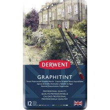 Derwent Graphitint Suda Çözünebilen Grafit Kalem Seti 12LI 0700802
