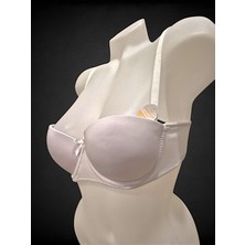 Sarvexa Askılı ve Askısız Kullanıma Uygun Dolgulu B Kap Straplez Sütyen
