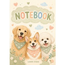 Liamir Studio Notebook, A5 Çizgili Not Defteri 50 Yaprak, 100 Sayfa, Laminasyon Kapak / Tel Spiral