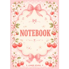 Liamir Studio Notebook, A5 Çizgili Not Defteri 50 Yaprak, 100 Sayfa, Laminasyon Kapak / Tel Spiral