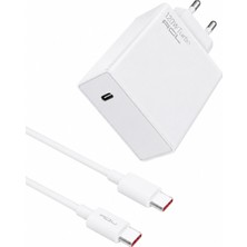 Acl AC-108 120W Turbo Fast Hızlı Şarj Aleti ve Type-C To Type-C Kablo Seti (3.4A / 1 Metre)
