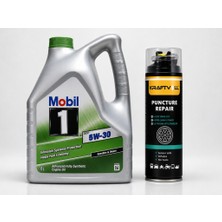 Mobil 1 Esp 5W-30 Motor Yağı 4 Litre + Lastik Tamir Kiti 400 ml