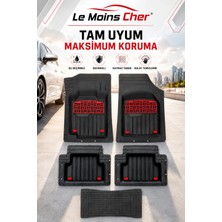 Le Moins Cher Togg T10X V2 Awd Havuzlu Oto Paspası Kaymaz Taban Dayanıklı Enerji Kırmızı