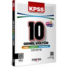 Marka Yayınları Kpss Genel Kültür Vatandaşlık Coğrafya Tarih 10'lu Deneme Tamamı Video Çözümlü