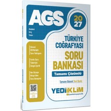 Yediiklim Yayınları 2027 Meb Ags Türkiye Coğrafyası Tamamı Çözümlü Soru Bankası