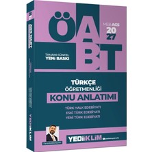 Yediiklim Yayınları 2027 Meb Ags Öabt Türkçe Öğretmenliği Türk Halk Edebiyatı, Yeni Türk Edebiyatı, Eski Türk Edebiyatı Konu Anlatımı
