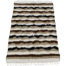 Kilim Antik El Dokuma Tiftik Yün Siirt Battaniyesi Kilim 1723 - Yeni - Çok Renkli