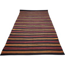 Kilim Antik El Dokuması 9m2 Doğal Karapınar Yörük Yün Kilim 1724 - Yeni - Çok Renkli