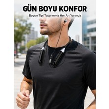 Teknoparkx Boyun Tipi Bluetooth Kulaklık Kablosuz Mikrofonlu Uzun Kullanım Süreli Müzik ve Telefon Görüş