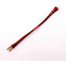 16AWG Banana - T Plug Erkek Dönüştürücü Kablo - 21 cm