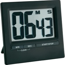 Dostmann Elektronik Zamanlayıcı, Siyah, (L) 84 x (B) 16 (40) x (H) 77 mm