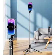 Çok Amaçlı Bluetooth Kumandalı 170CM Tripod + Selfie Çubuğu R1S+R1S-L