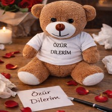 Evaglow Toptan Özür Dilerim Tişörtlü Oyuncak Ayıcık