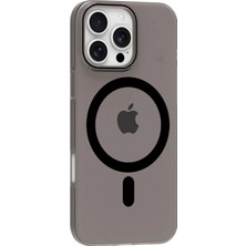 Marsilyan™-  Apple Iphone 16 Pro Max Pc Blank Magsafe Kapak - Siyah