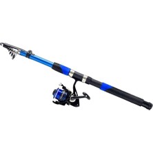 Tam Takım Hobi Kıyı Olta Seti - 360CM Kamışla, TTS020, Standart, Siyah