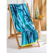 Lc Waikiki Yeni Sezon Baskılı Erkek Plaj Havlusu 70X150 cm