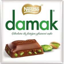 Nestlé Damak Antep Fıstıklı Sütlü Kare Çikolata 60 G, 1 Adet