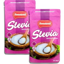 Stevia Prebiyotik Lifli Toz Sofralık Tatlandırıcı 500 gr x 2 Adet