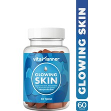 Glowing Skin Hyaluronic Acid, Glutatyon, Resveratrol, Coenzim Q10 Takviye Edici 60 Tablet