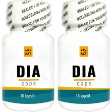 Motto Ticaret Dia Caps 2 Adet Gymnema Sylvestre ve Acı Kavunlu 15 Li Iğnesiz Takviye Edici Kapsül