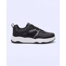 Kappa Couro Erkek Siyah-Gri Sneaker