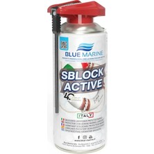 Blue Marine - Sblockactive Koruyucu ve Yağlayıcı Sprey (400ML): Pas Sökücü, Su Itici ve ''hepsi Bir Arada'' Profesyonel Marin Çözümü!