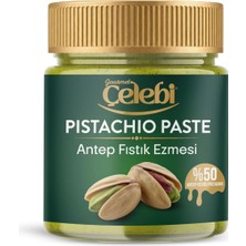 Çelebi Sürülebilir Antep Fıstık Ezmesi 200 Gr,%50 Antep Fıstığı Içerikli