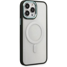 Marsilyan™- Apple Iphone 15 Pro Kılıf Room Magneticsafe Silikon - Köknar Yeşili