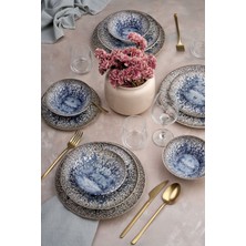Rani Mobilya Rani Home Yemek Takımı (24 Parça) Çok Renkli HE-6745