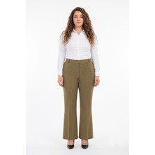 Proto Kadın Kışlık Balık Sırtı Kumaş Pantolon Normal Bel Klasik BGL-ST01367