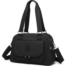 Smart Bags Krinkıl Kumaş Kadın Çantası BC 1122 - Siyah