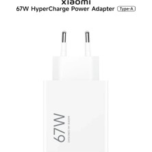 Xiaomi 67W HyperCharge Power Adapter (Type-A) EU MDY-12-EH Hızlı Şarj Adaptörü