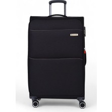 Pierre Cardin 70 cm Siyah  Büyük Boy Valiz 04PC6050-01