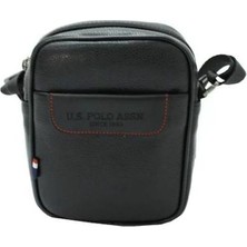 U.S. Polo Assn. PLEVR8440 Şık Görünüme Sahip Siyah Evrak Çantası Poliüretan Malzeme 20cmx16cmx7cm