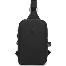 Smart Bags Krinkıl Kumaş Bodybag Uniseks Postacı Çantası BC KL 3105 - Siyah