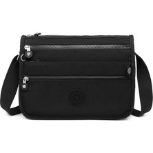 Smart Bags Krinkıl Kumaş Postacı Çantası Siyah BC 1128 Suya Dayanıklı Kadın Kullanımı İçin