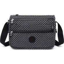 Smart Bags SMBYB1128-0127 Siyah/beyaz Kadın Çapraz Çanta