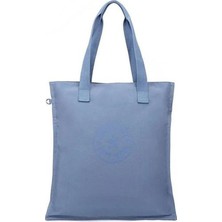 Smart Bags Büyük Boy Krinkıl Kumaş Omuz Çantası BC 3076 - Jeans Mavi