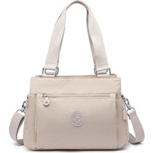 Smart Bags Krinkıl Kumaş Omuz Çantası BC 1125 - Bej