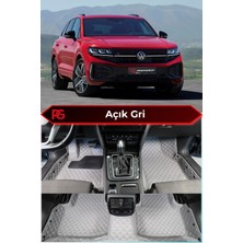 Volkswagen Vw Touareg 2026+ Açık Gri 8d Diamond Premium Havuzlu Deri Oto Paspas