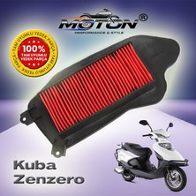 Moton Kuba Zenzero Yüksek Performanslı Motosiklet Hava Filtresi A Kalite