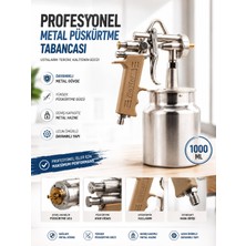 Alttan Depolu Boya Tabancası 1.8mm Nozul 1000CC