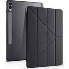 Marsilyan™- Samsung Galaxy X510 Tab S9 Fe 11 Kılıf Kalemlikli Mars Tablet Kılıfı - Siyah