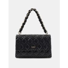 Guess Maxine Kapaklı Kadın Siyah Omuz Çantası HWQG9733200-BLA